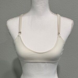 Pakaloha Cream Scoop Bikini Bralette with Adjustable Straps